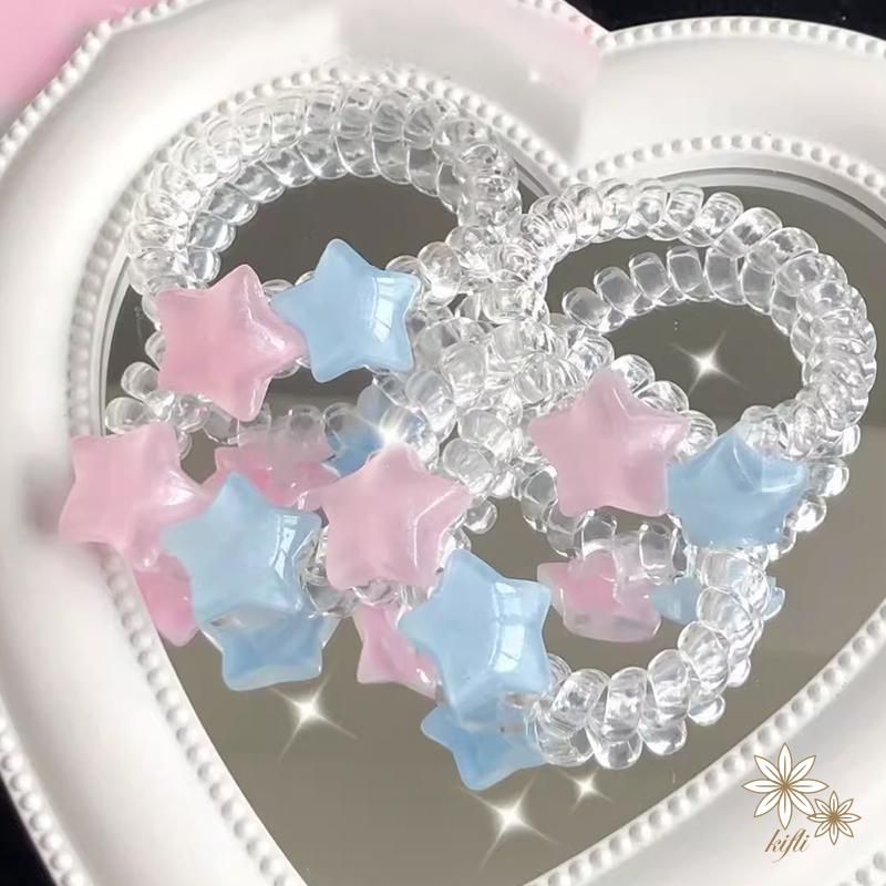 Dây buộc tóc kiểu ngôi sao năm cánh dễ thương cho nữ