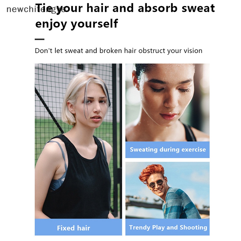 Băng Đô Thể Thao Thấm Hút Mồ Hôi In Chữ Nyc Cá Tính Cho Nam Và Nữ