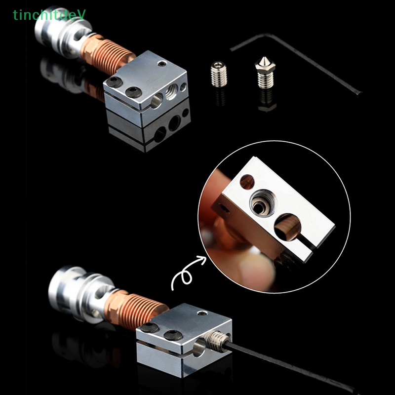 1 Đầu Nối Chuyển Đổi V6 Núi Lửa CHT Bằng Đồng Chất Lượng Cao