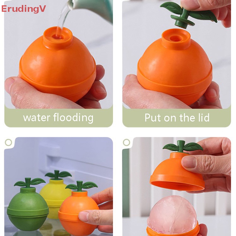 Khuôn Silicone Làm Đá Viên Hình Bóng Đèn 3D Có Thể Tháo Rời Và Tái Sử Dụng