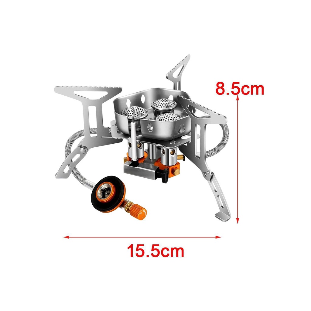 Bếp Gas Mini Chống Gió Tiện Lợi Khi Đi Cắm Trại