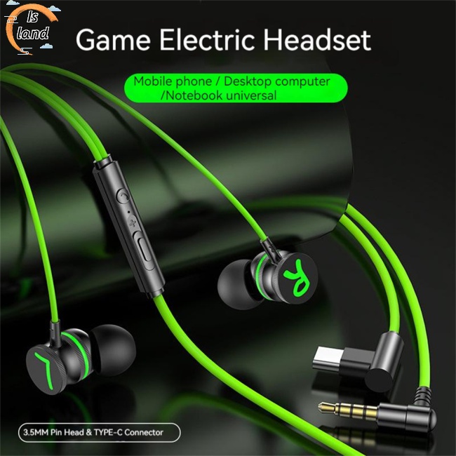 Tai Nghe Nhét Tai Loại C / 3.5mm Dành Cho Game Thủ