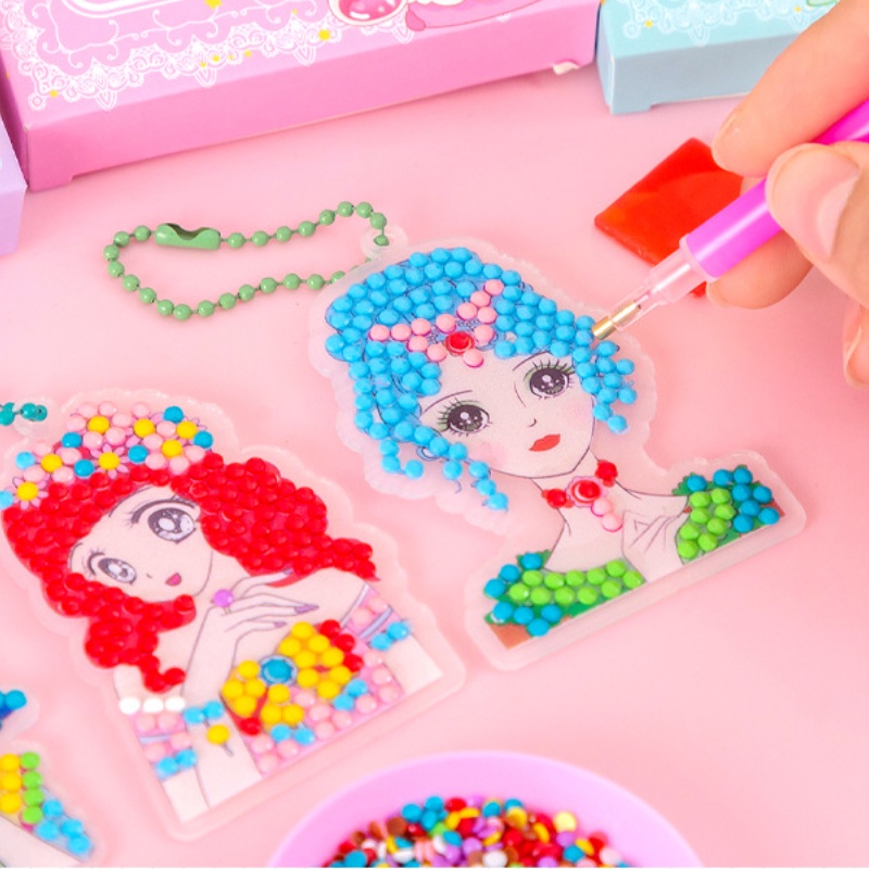 Miếng Dán Đính Đá Trang Trí Thủ Công Dành Cho Trẻ Mẫu Giáo