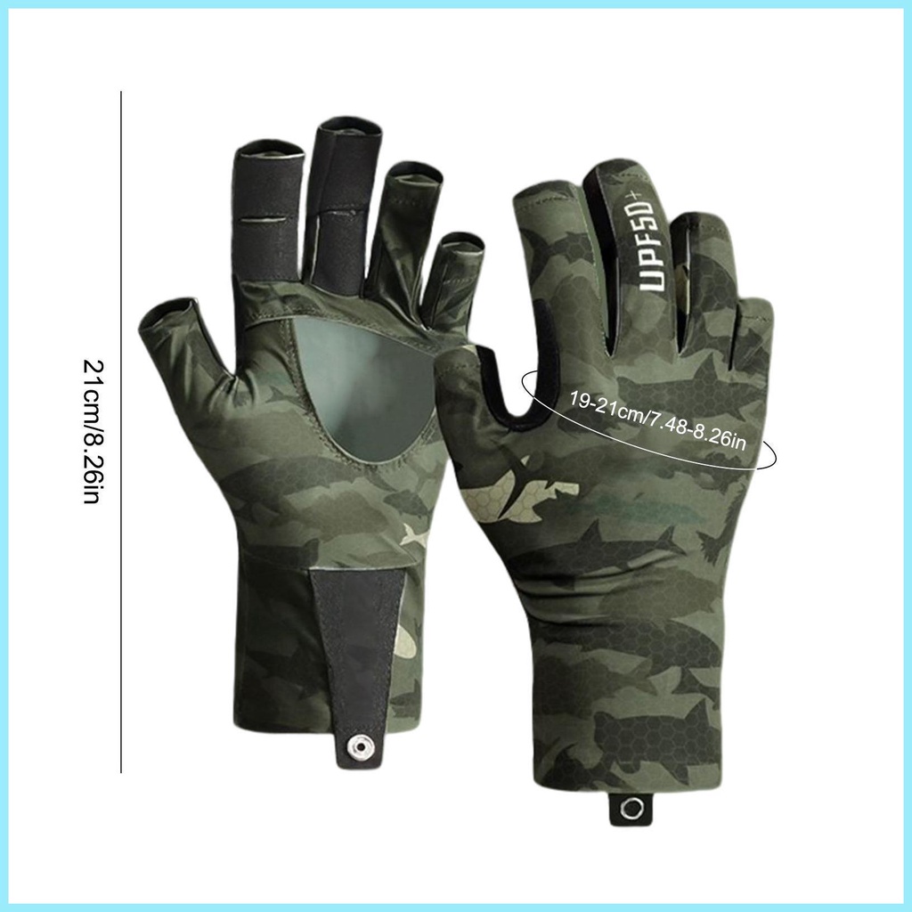 Găng Tay Câu Cá Bảo Vệ Chống Tia UV UPF50