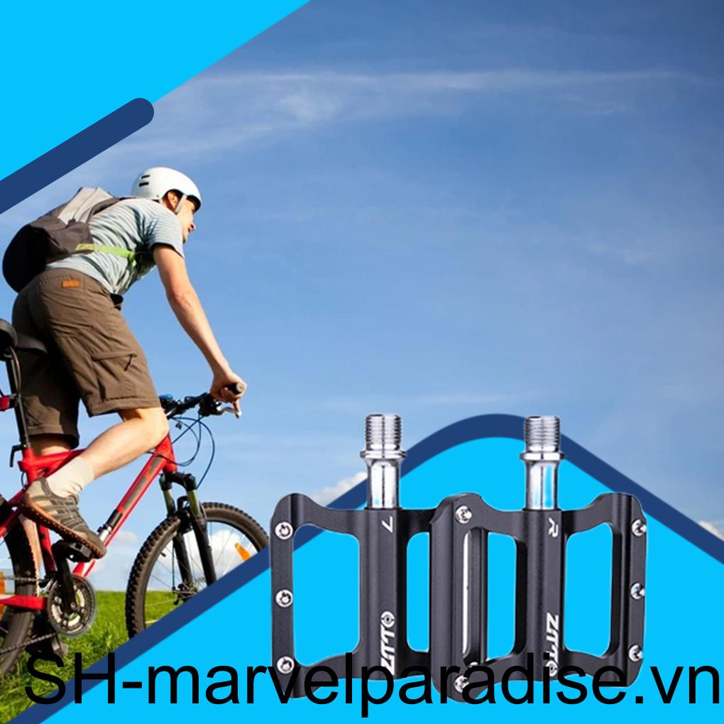 1 Cặp Bàn Đạp Xe Đạp Trục Thép 32 Đinh Chống Trượt