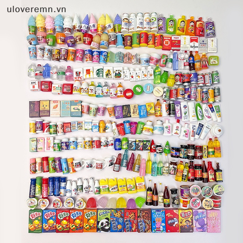 Uloveremn Set 5 Mô Hình Bình Nước mini Trang Trí Nhà Búp Bê