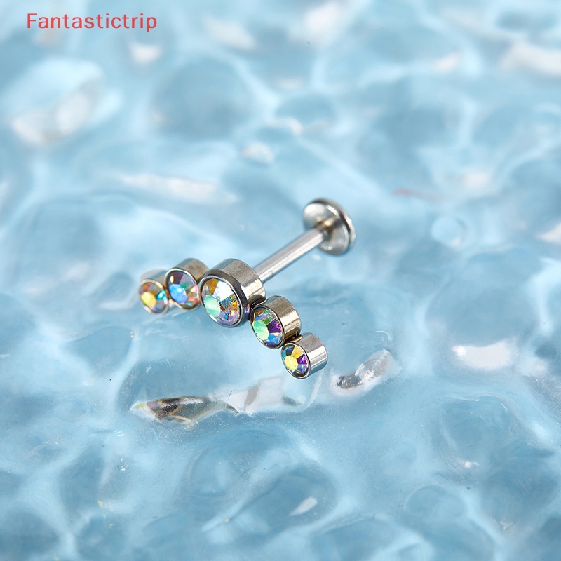 [Fantastictrip] Trang Sức Mũi Hàn Dạng Trụ Bằng Thép Không Gỉ Phong Cách Đơn Giản Dễ Phối Đồ Trang Sức Thời Trang Mới