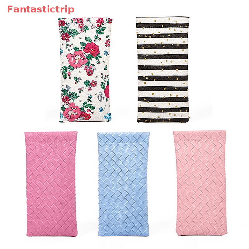 Túi Da PU Đựng Mắt Kính Tự Động Mở Và Đóng Chống Trầy Xước Chống Mài Mòn Mới