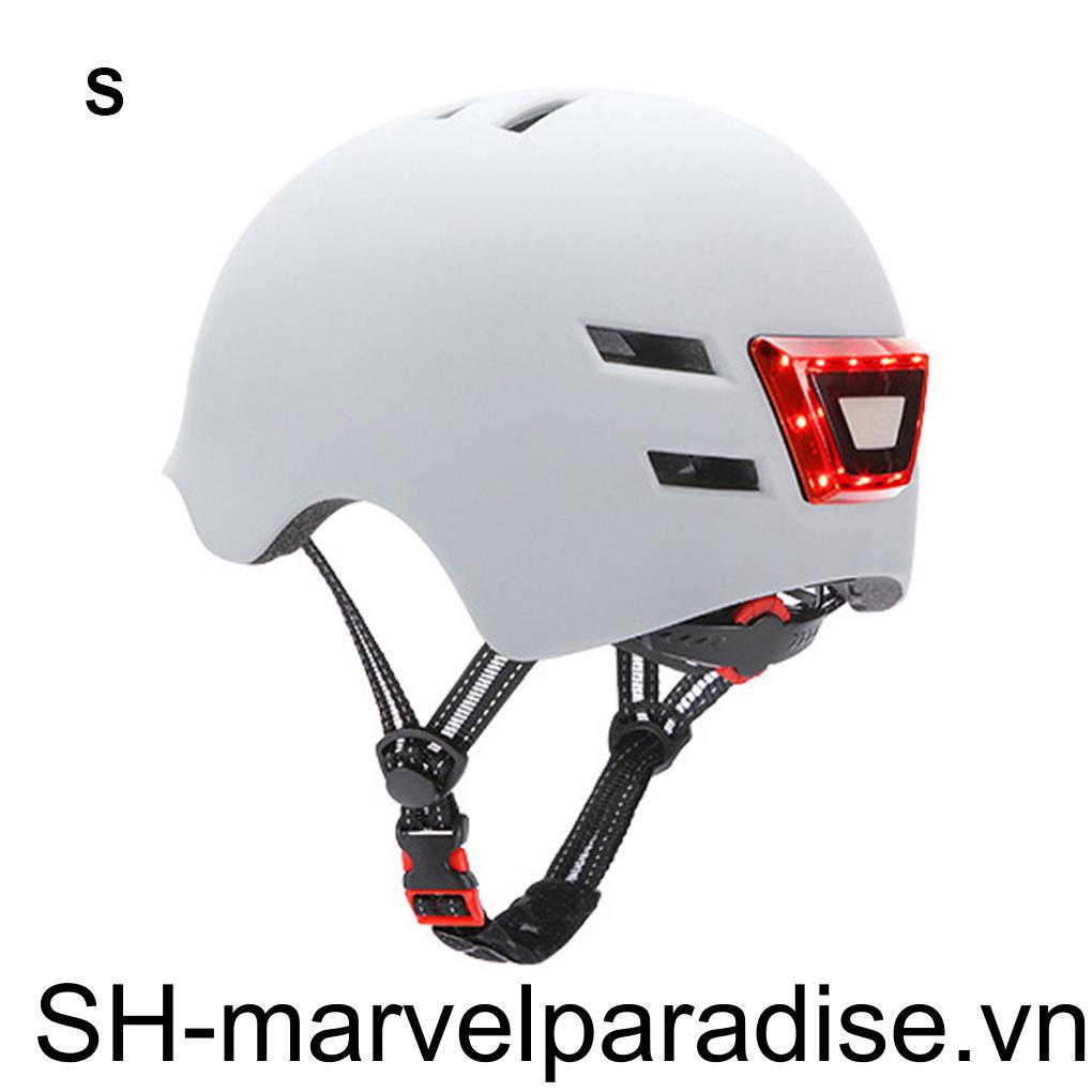Mũ Bảo Hiểm Có Đèn LED 4 Chế Độ Điều Chỉnh Được Thời Trang Cho Xe Đạp