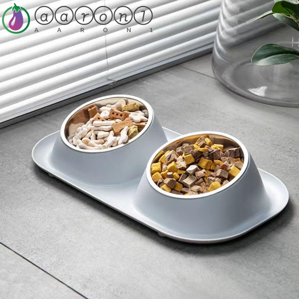 Bát Đựng Thức Ăn Cho Thú Cưng Chống Trượt Bằng Thép Không Gỉ AARON1