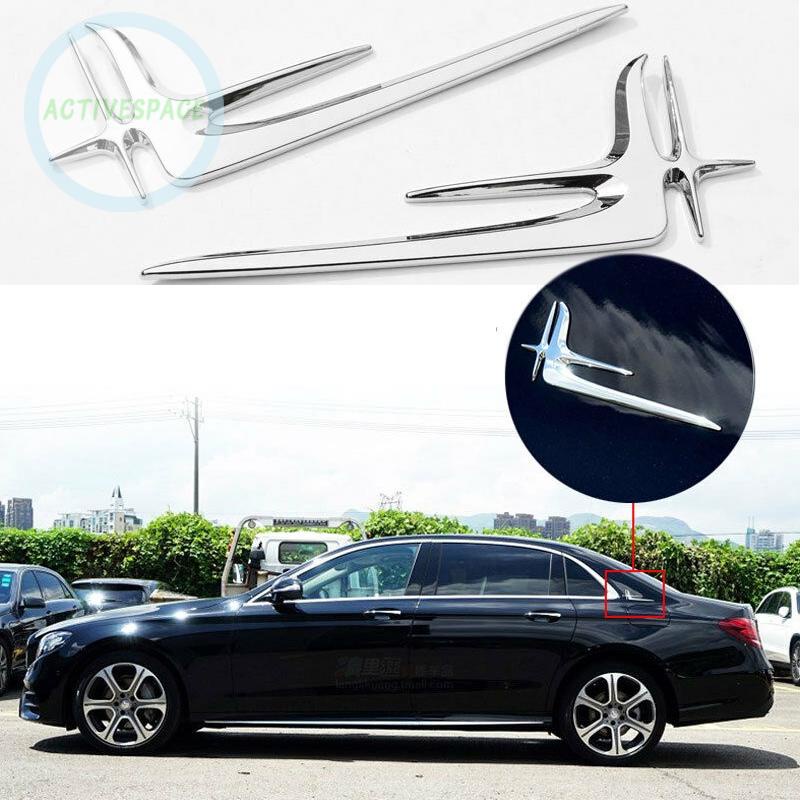 Lengthened Standard Sticker ABS 2Pcs Accessories Replacement Practical【Mercedes Benz】