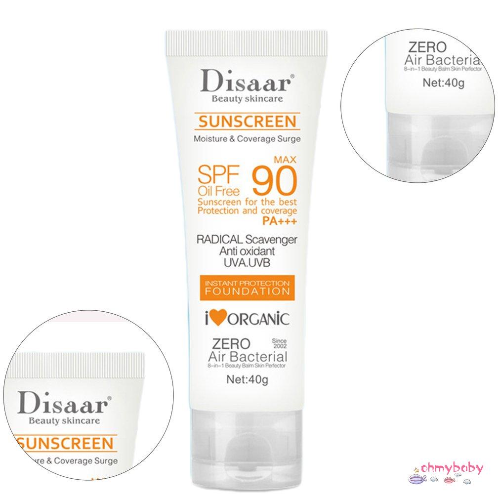 [OMB] Kem Chống Nắng Mùa Hè Dưỡng Ẩm Lâu Dài Spf90+ Pa+++ Bảo Vệ Bức Xạ Sản Phẩm Chăm Sóc Da [Z/8]