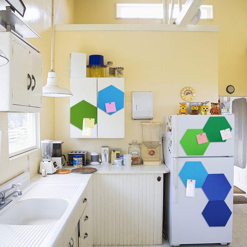 Miếng Dán Tường Trang Trí Hình Lục Giác 3D Đa Năng Dành Cho Phòng Trẻ Em