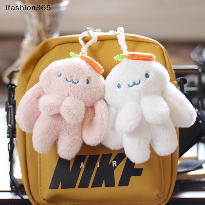 1 Móc Khóa Thỏ Nhồi Bông Tai Dài Thời Trang ifashion365