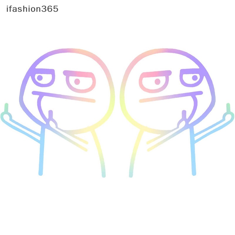 Sticker Dán Trang Trí Xe Hơi Họa Tiết Hoạt Hình Vui Nhộn Ifashion ifashion365