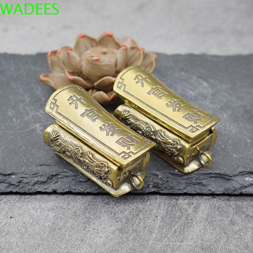 Mặt Dây Chuyền Mini Khắc Thủ Công Hình Quan Tài Cổ Điển Sáng Tạo Có Tay Cầm