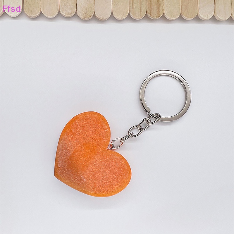 1 Móc Khóa Hình Cây Kem / Trái Tim Xinh Xắn Cho Cặp Đôi