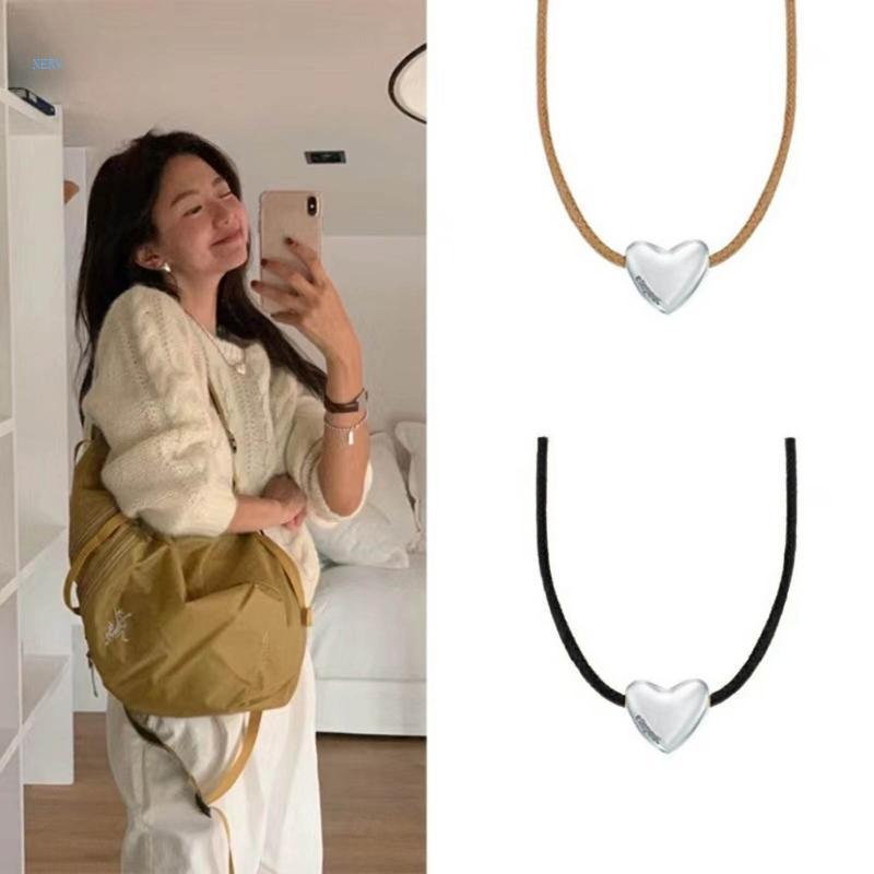 Vòng Cổ Choker Mặt Vỏ Sò / Trái Tim Thiết Kế Đơn Giản Tinh Tế NERV Y2