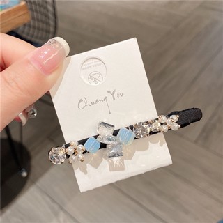 Kẹp Tóc Đính Pha Lê Phong Cách Hàn Quốc Đơn Giản