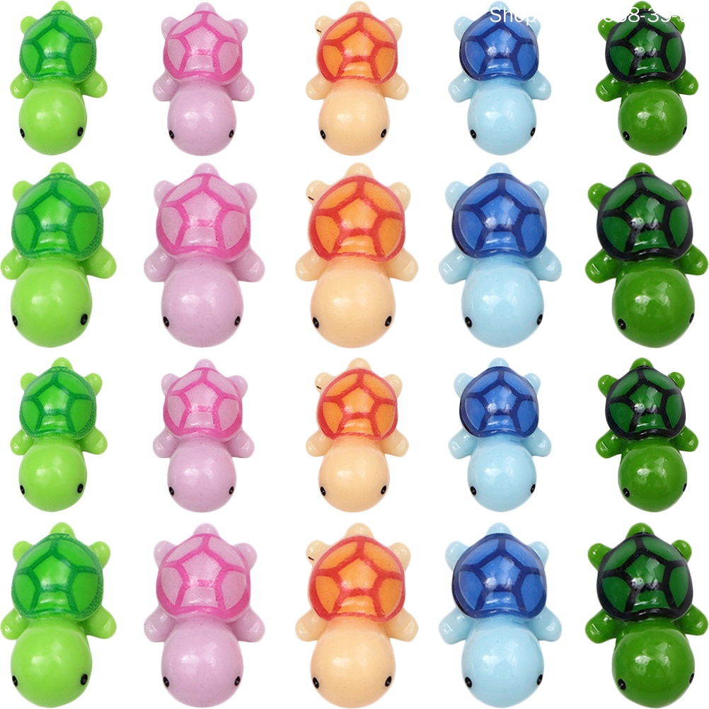 Set 20 Mô Hình Rùa Biển Trang Trí Đa Dụng Chất Lượng Cao