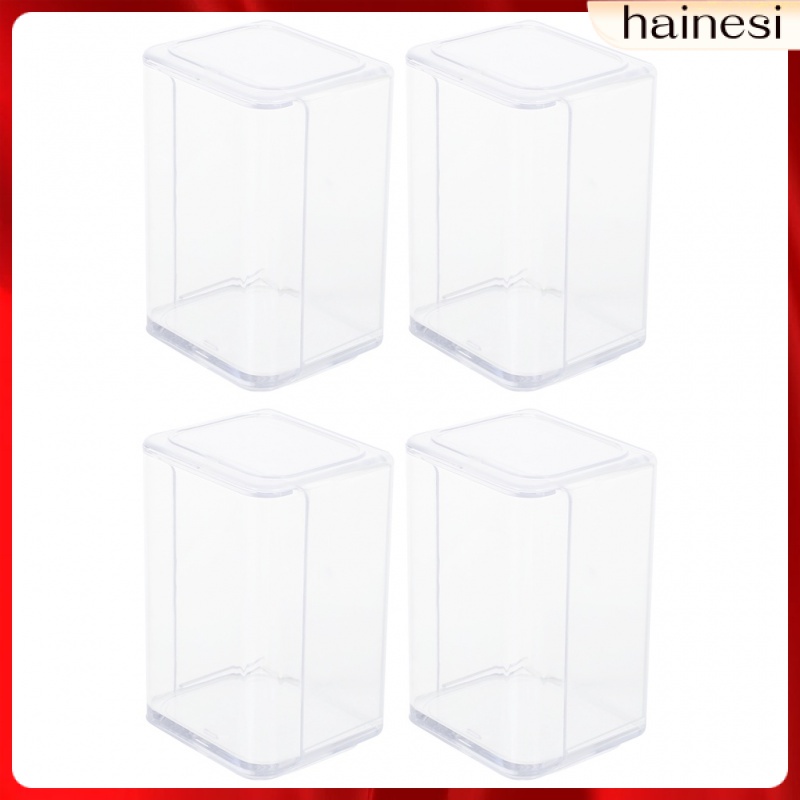 Set 4 Hộp Nhựa Acrylic Trong Suốt Trưng Bày Mô Hình