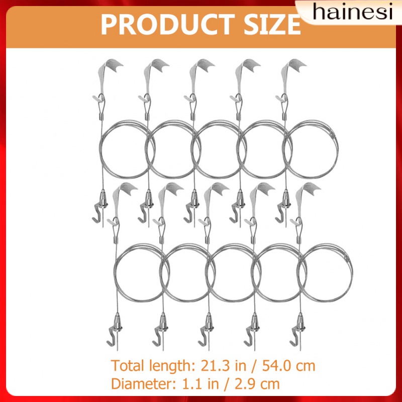 Set 10 Móc Treo Dây Ảnh