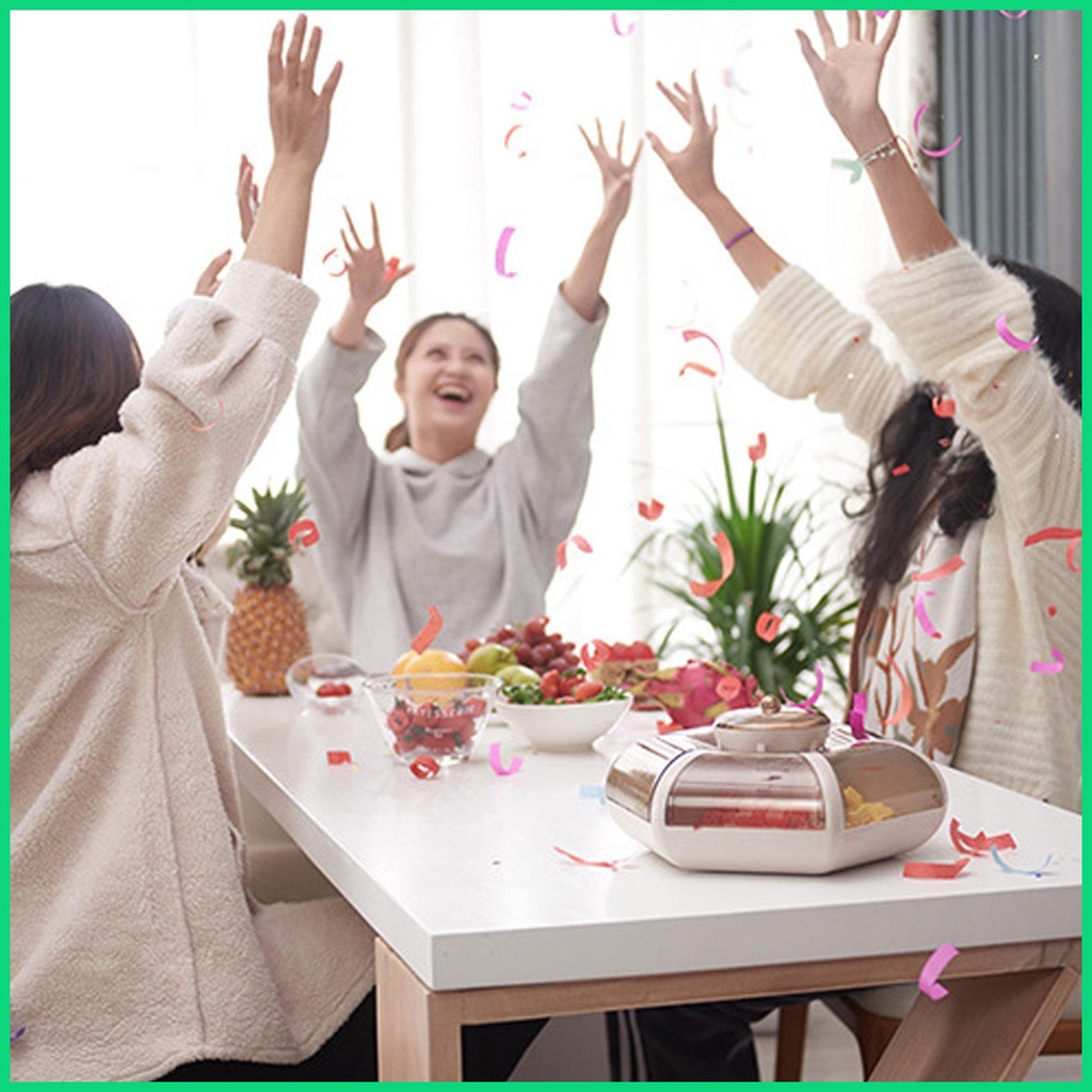 Khay Đựng Thức Ăn Vặt 6 Ngăn Hình Cánh Hoa Có Thể Tái Sử Dụng