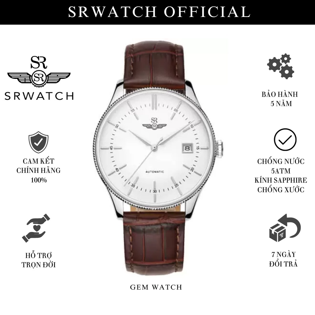 Đồng Hồ Nam SRWATCH SG8886.4102AT Kính Sapphire - Chính Hãng Bảo Hành 5 năm - Srwatch Vietnam