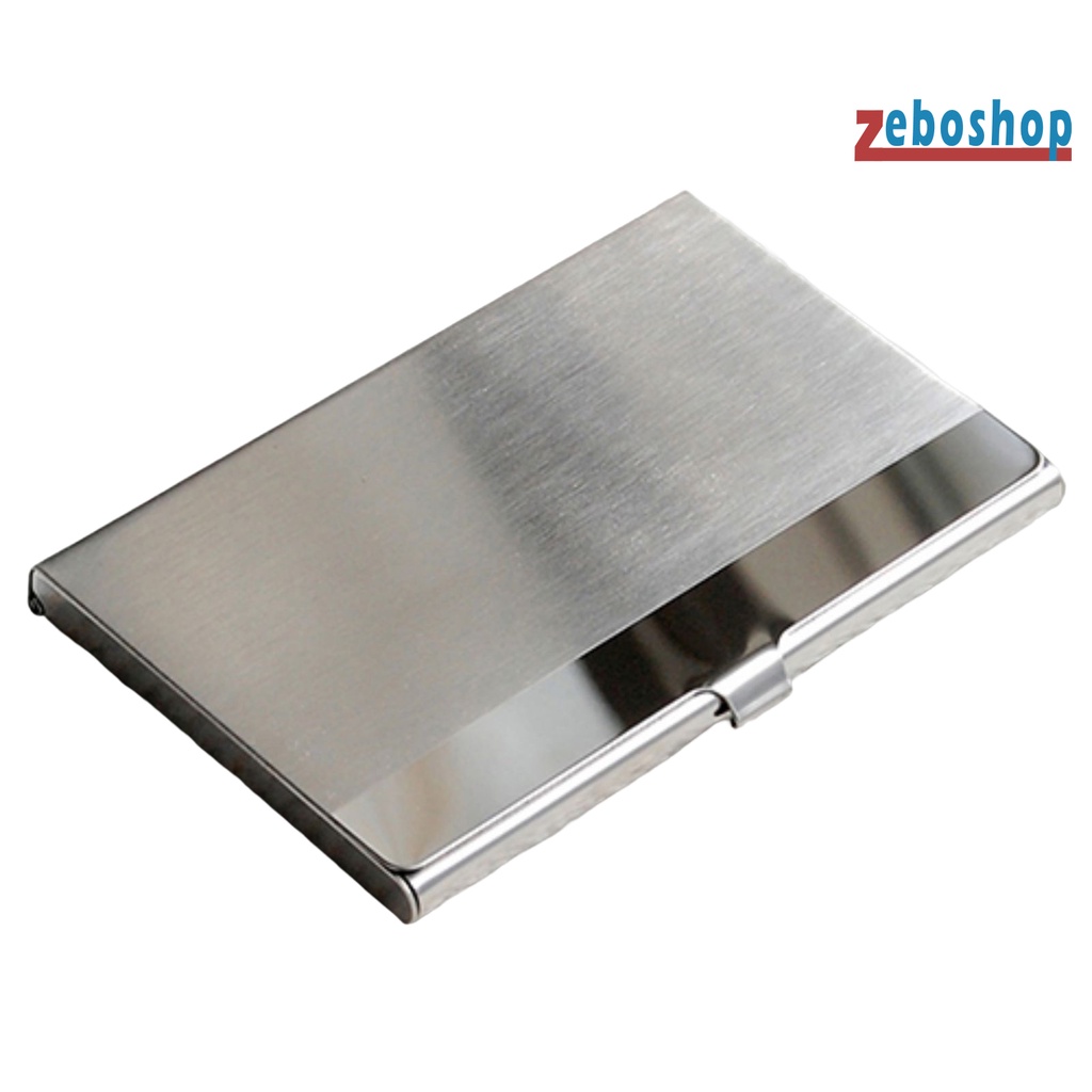 Ốp Điện Thoại Bằng Thép Không Gỉ Có Ngăn Đựng Thẻ Thời Trang