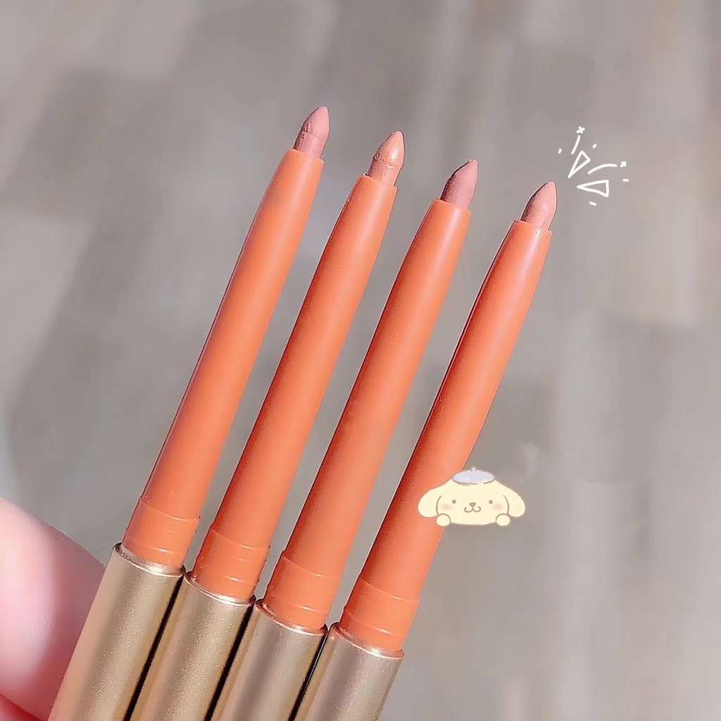 Chì Kẻ Viền Môi 3D Màu Nude Kháng Nước Lâu Trôi