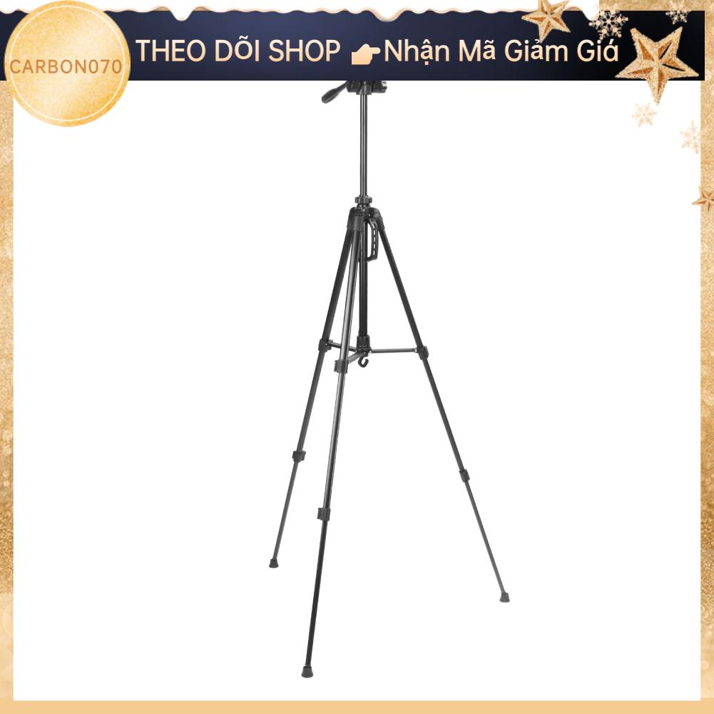 Carbon070 Chân máy di động 55in có thể gập lại Ổn định 1/4 đế ảnh vít cho chiếu điện thoại