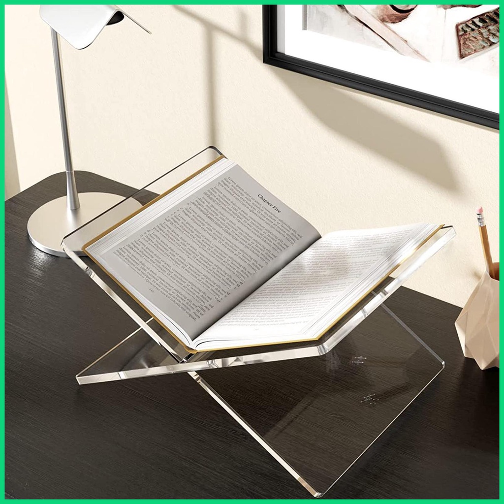Giá Đỡ Trưng Bày Sách Bằng Acrylic Trong Suốt Đa Năng Tiện Dụng Cho jiwvn