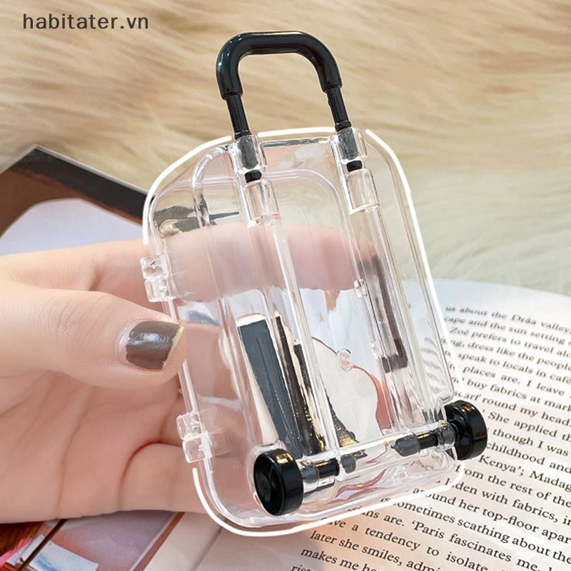 Vali Mini Siêu Nhẹ Màu Kẹo Ngọt Trang Sức Tiện Dụng