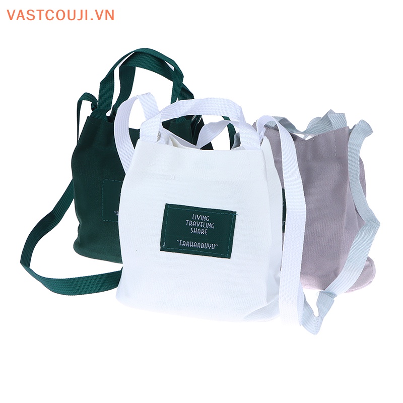 Túi Xách Canvas Cỡ Lớn In Chữ Thời Trang Cho Nữ