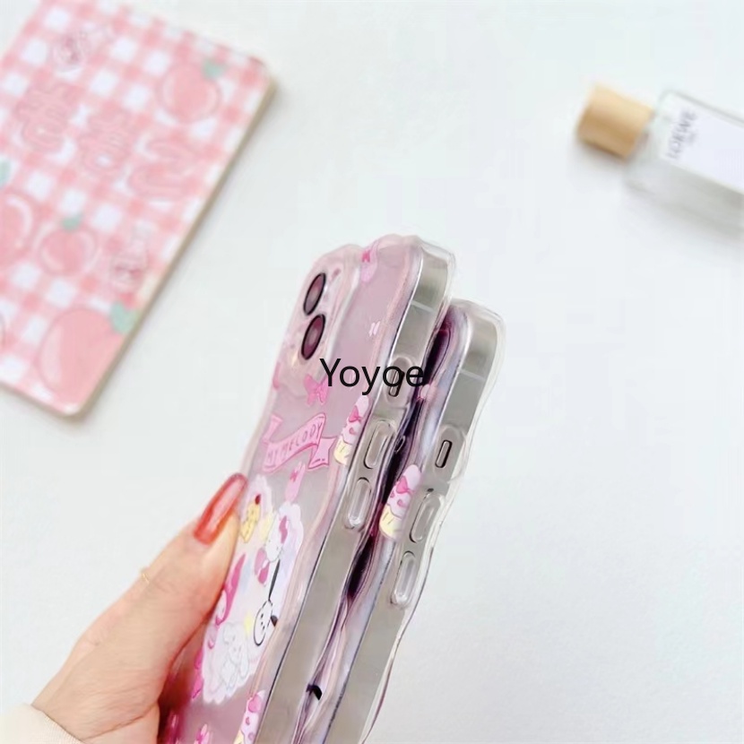 Ốp Điện Thoại Silicon Mềm Họa Tiết Sanrio Dễ Thương Cho iPhone 14 Pro Max 11 12 13 Pro SE X XR XS Max 7 8 Plus