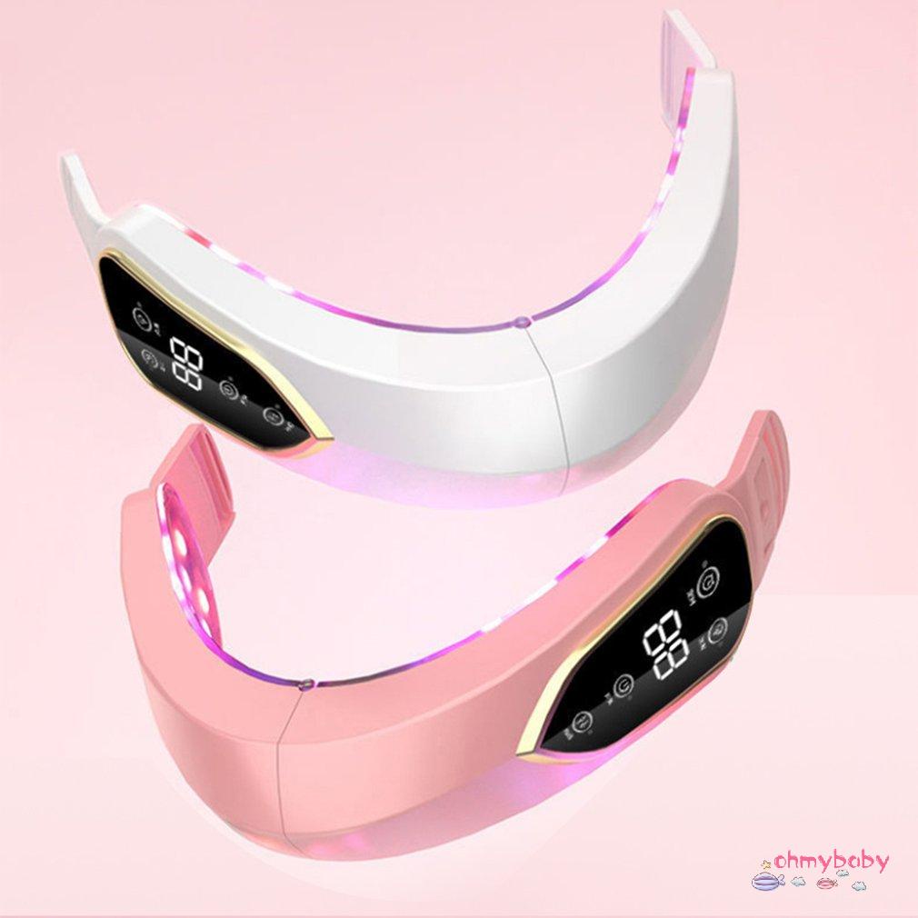 [OMB] Máy Nâng Cơ Mặt Led Liệu Pháp Photon Rung Mát Xa Giảm Béo Hình Chữ V Đôi Cằm Má Thiết Bị [Z/14]