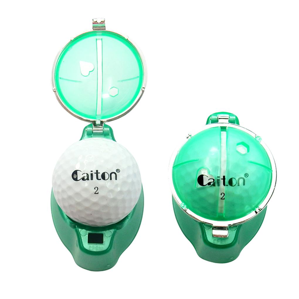 Dụng Cụ Vẽ Đường Thẳng Bóng Golf Bằng Nhựa Kèm Bút Đánh Dấu