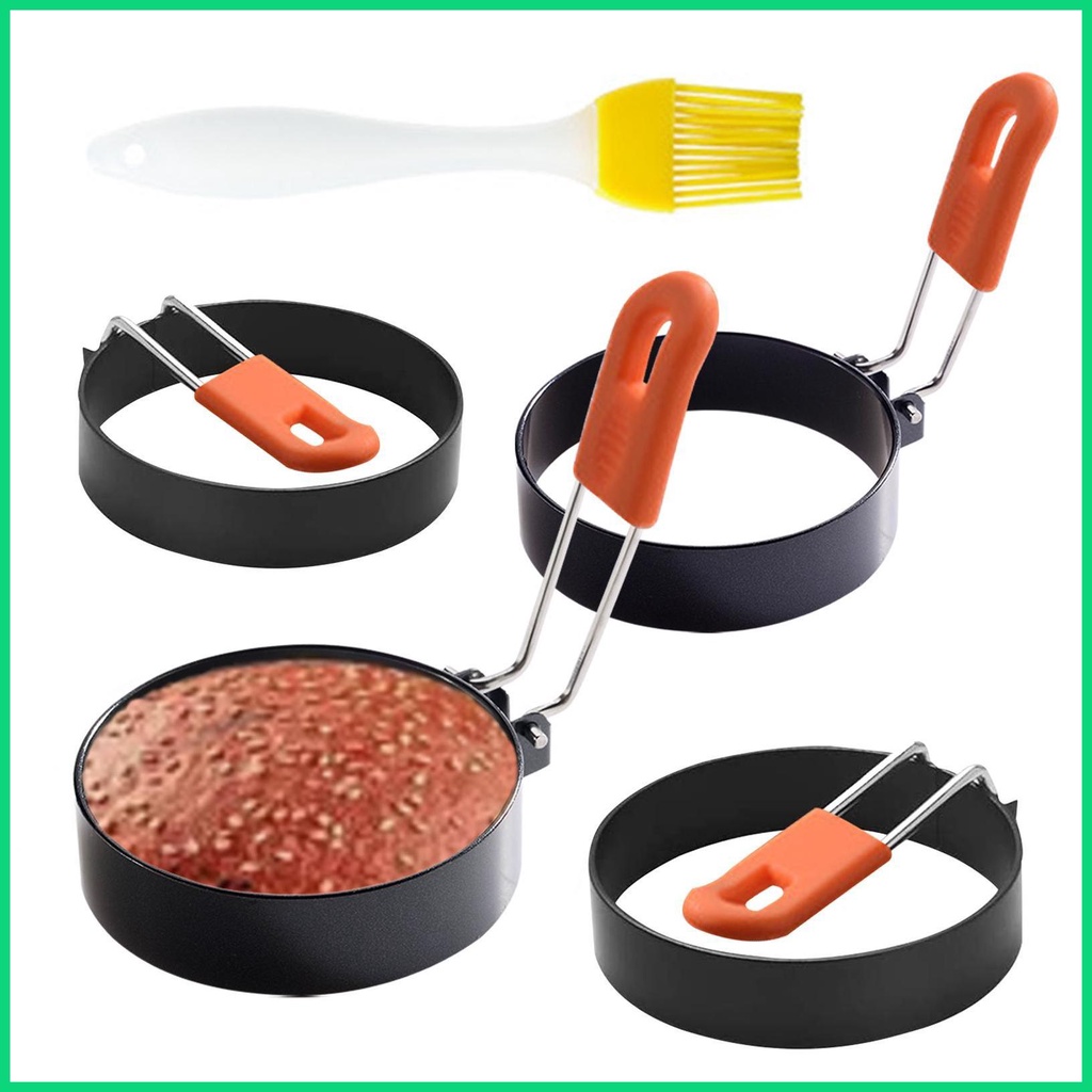 Set 5 Khuôn Chiên Trứng Bằng Thép Không Gỉ