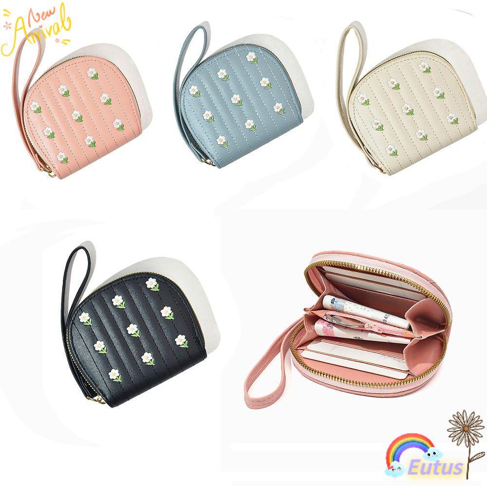 Ví Da PU Họa Tiết Hoa Xinh Xắn Thời Trang Cho Nữ