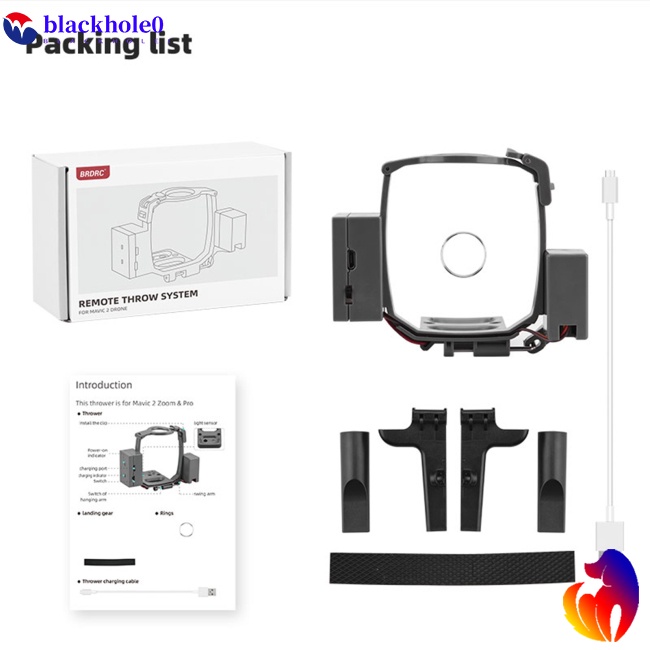 Hệ Thống Ném Khí Thả Mồi Câu Cá Nhỏ Giọt Tương Thích Với Dji Mavic 2 Zoom / pro