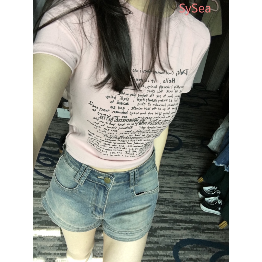 Áo Kiểu Dáng Ôm Phong Cách Retro Mỹ Trẻ Trung Quyến Rũ Dành Cho Nữ