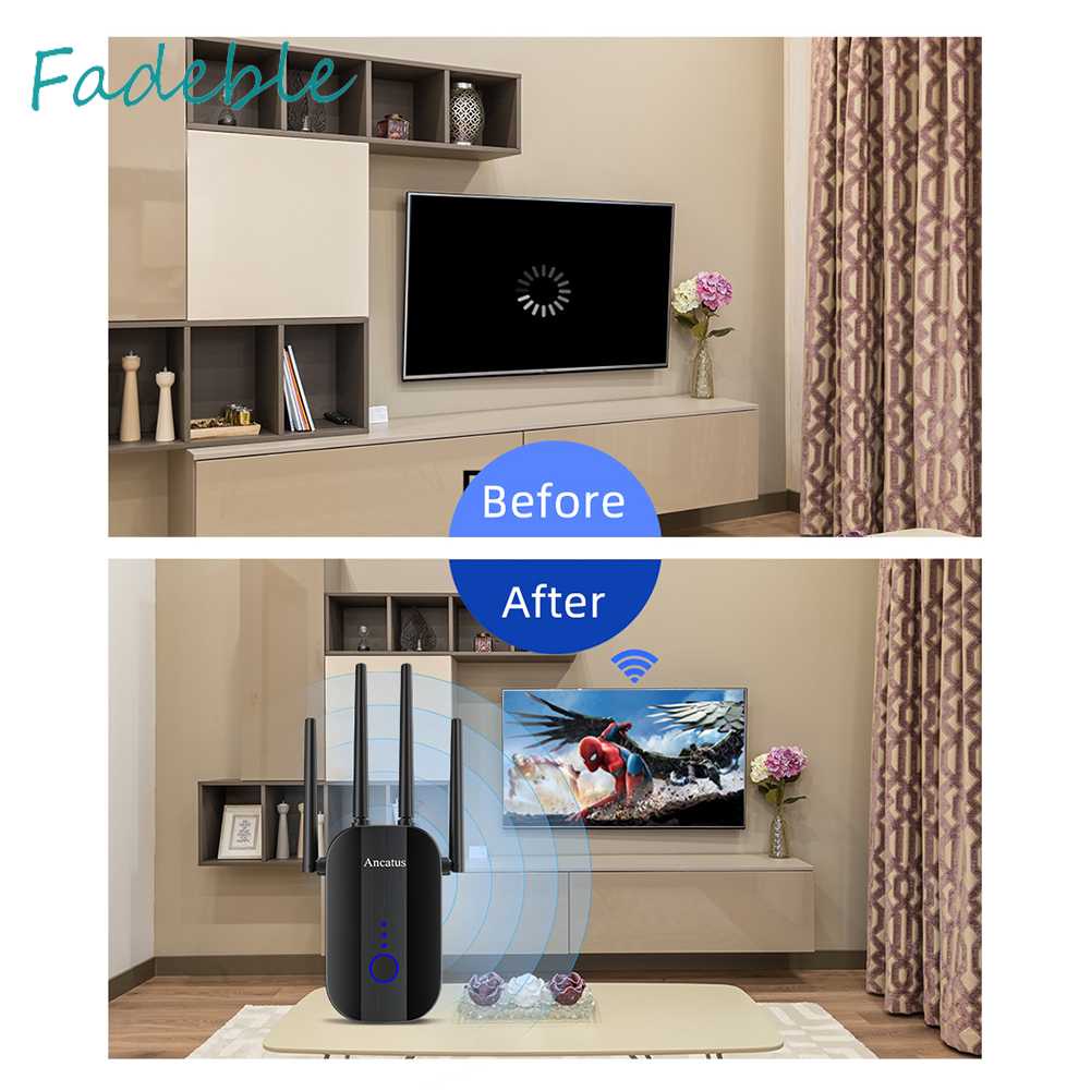 Thiết Bị Mở Rộng WiFi Với 4 Ăng Ten Cho Gia Đình