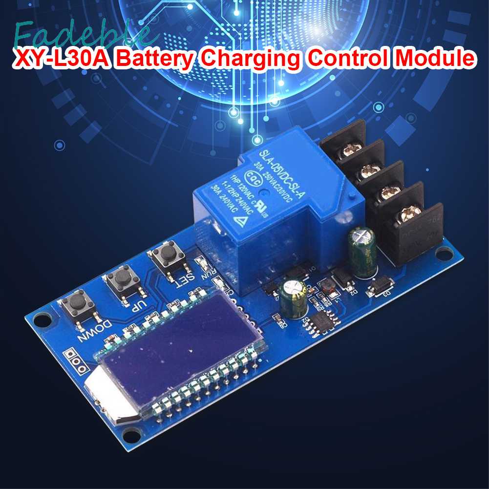 Mô Đun Sạc Pin Lithium XY-L30A 30A 6-60V Kèm Màn Hình LCD