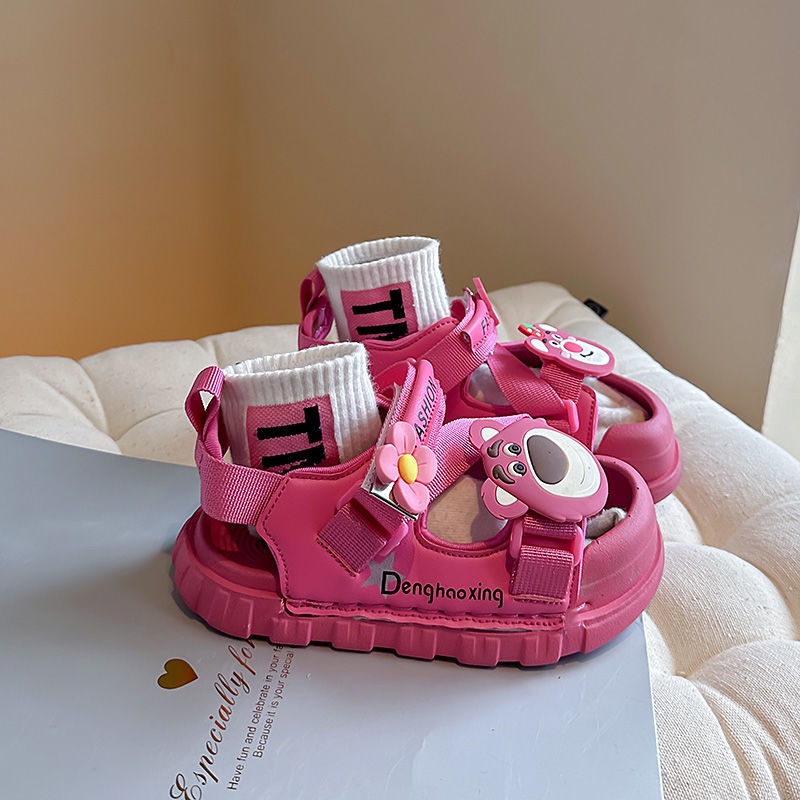 Xăng đan Đế Mềm Chống Trượt Chất Lượng Cao Thời Trang 2023 Cho Bé Gái 1-2 Tuổi