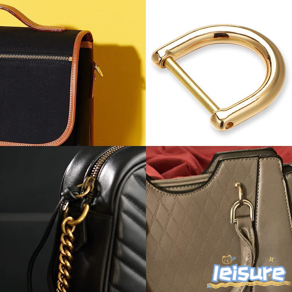 Móc Khóa Chữ D Bằng Kim Loại Chuyên Dụng Cho Túi Da