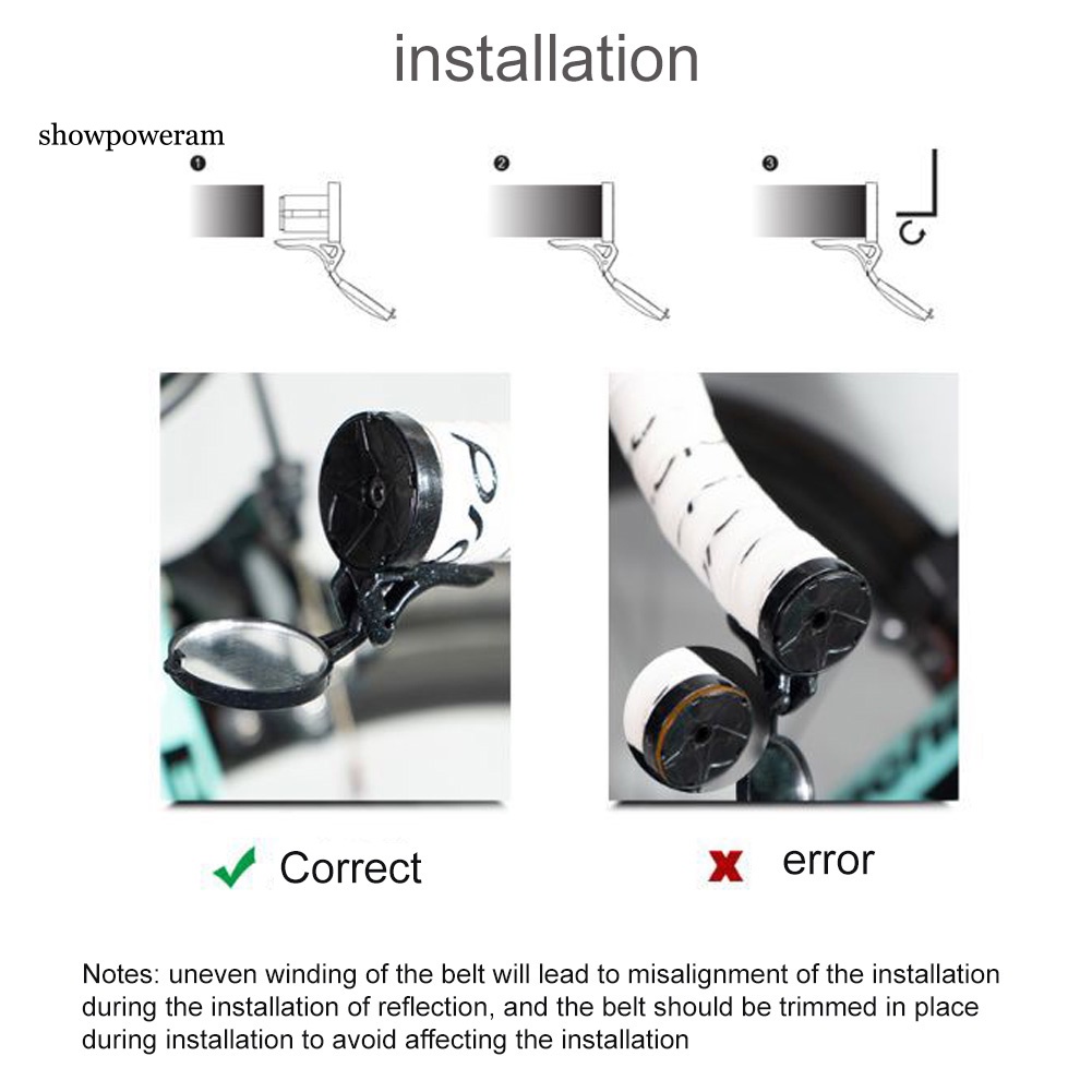 Gương Chiếu Hậu Gắn Tay Lái Xe Đạp Leo Núi Điều Chỉnh Được Tiện Lợi