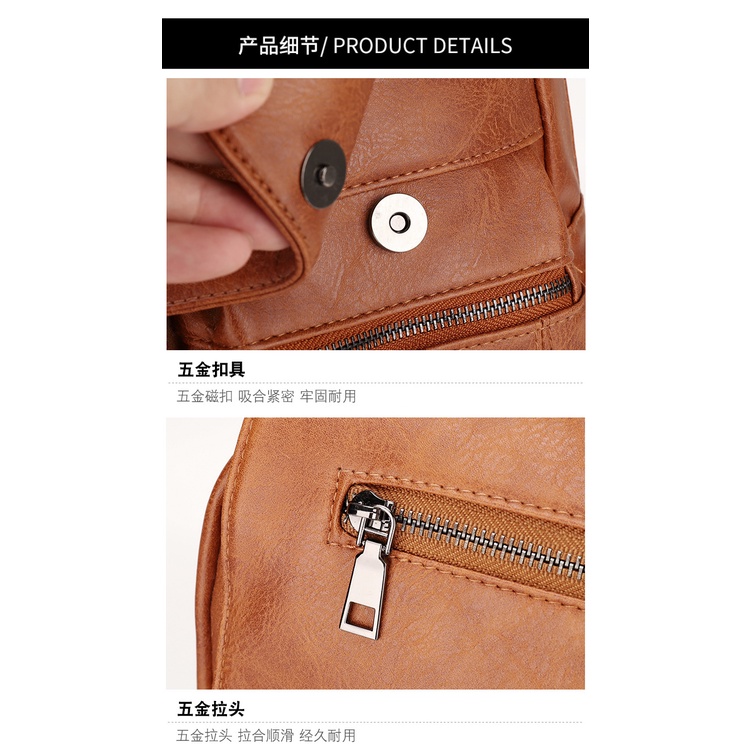 Ba Lô Da pu Thời Trang Hàn Quốc Mới