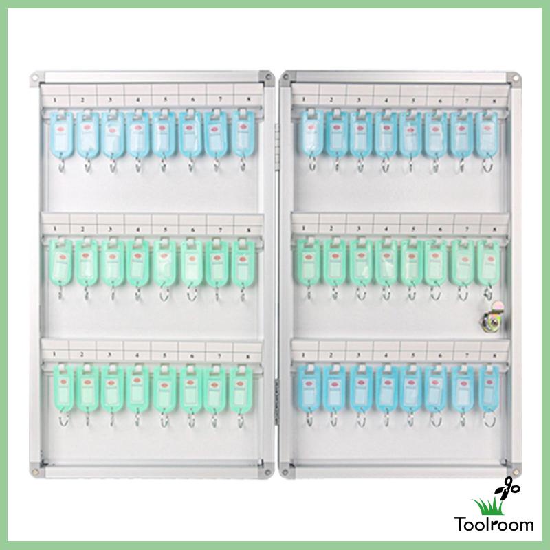 Tủ Đựng Chìa Khóa 48 Ngăn Bằng Kim Loại Gắn Tường Tiện Dụng Cho Nhà Cửa / Văn Phòng