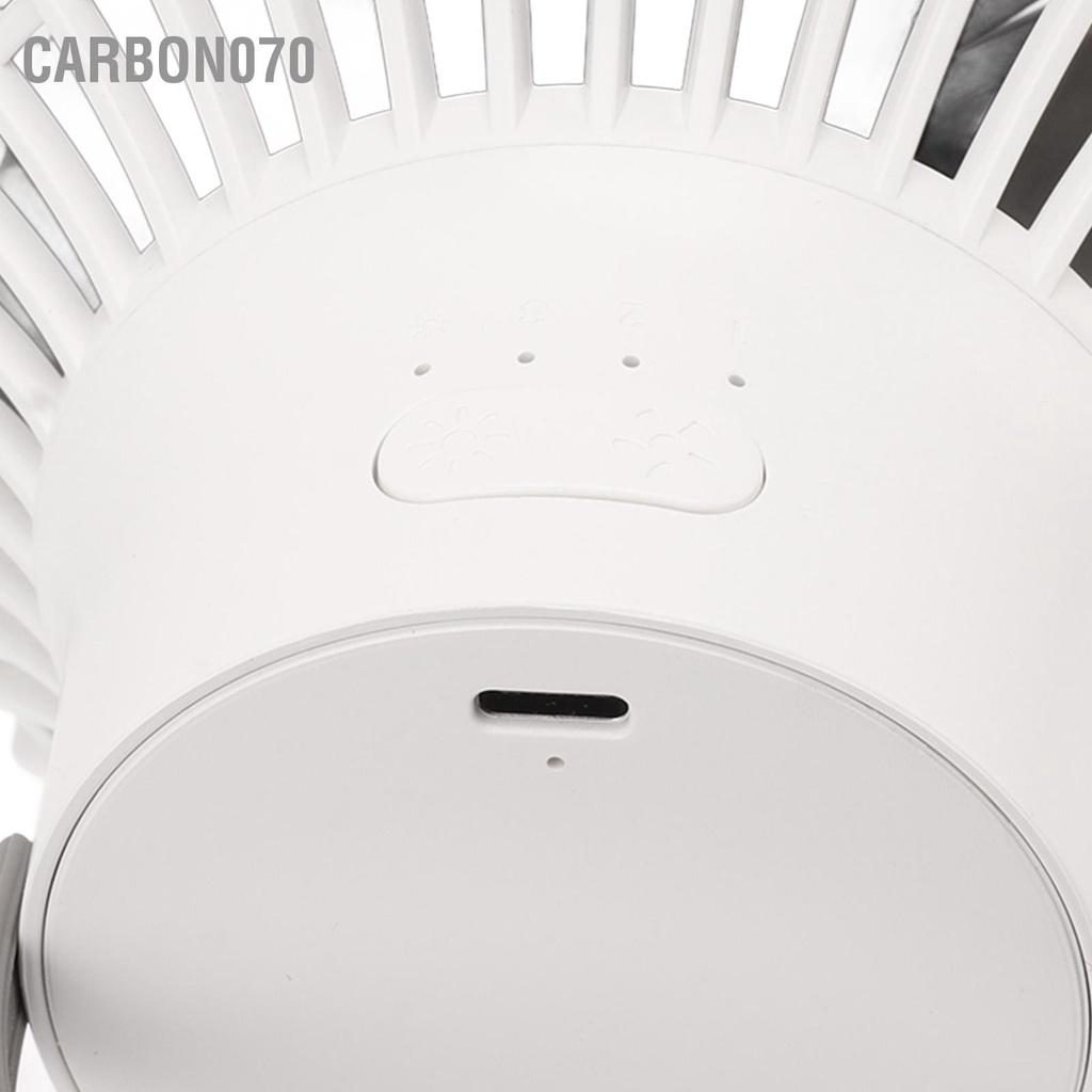 Carbon070 Quạt Cắm Trại Thông Minh 3 Tốc Độ Gió Sạc USB Nhỏ Có Chân Máy Dành Cho Dã Ngoại Ngoài Trời