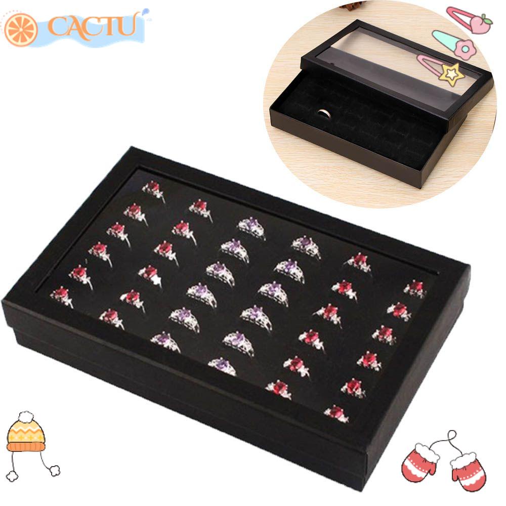Giá Đỡ Trưng Bày Nhẫn / Bông Tai Thiết Kế Trong Suốt Tiện Dụng